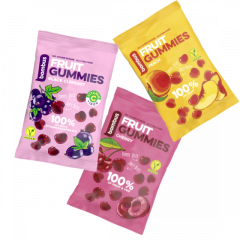 Želejkonfektes BOMBUS FRUIT ENERGY GUMMIES, 35 g