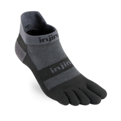 Socks for running injinji Run Midweight No Show Xtralife CoolMax