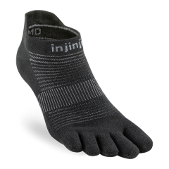 Running socks injinji RUN ORIGINALWEIGHT NO-SHOW CoolMax (black)