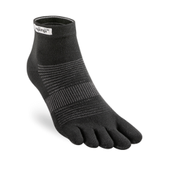 Running socks injinji RUN ORIGINALWEIGHT Mini-Crew CoolMax (black)