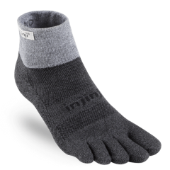 Injinji Socks Trail Midweight Granite for hiking