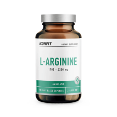 ICONFIT L-Arginīns 90 kapsulas asinsritei un muskuļiem