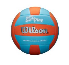 Volleyball Wilson SUPER SOFT PLAY, Orange/Turquoise