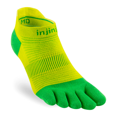 Running Socks injinji RUN LIGHTWEIGHT NO-SHOW clover