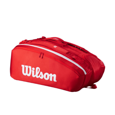Tennis Bag WILSON SUPER TOUR RED 15PK