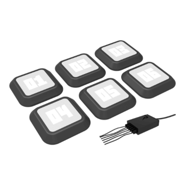 Light Modules REAX LIGHTS 6 PACK White/Black
