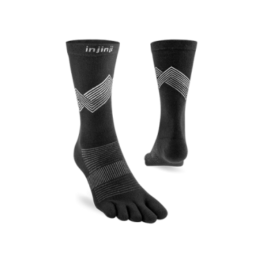 Socks Run Lightweight Crew Black S/M 37-44 Injinji