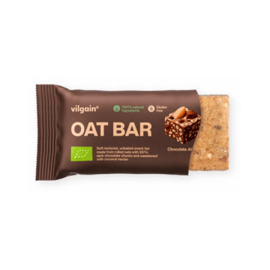 Vilgain Organic Oat Bar almonds and chocolate, 50 g