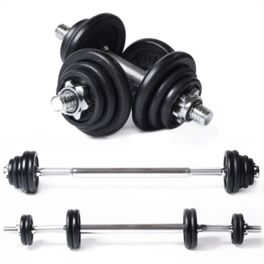 Barbell/Dumbbell set, 20kg, Iron, TUNTURI