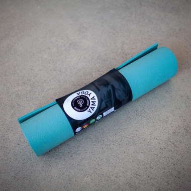 Yoga Mat Studio 8 mm Soft Teal 65 × 180 cm Yama Yoga