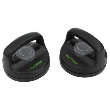 Adjustable Rotating Push Up Stands, Tunturi