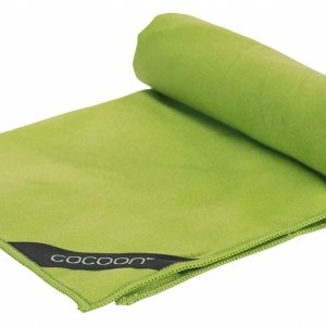 Microfiber Cocoon towel, green (S) 60 x 30 cm