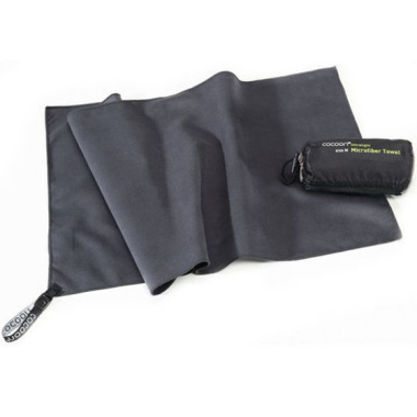 Microfiber Cocoon towel, GREY (M) 90 x 50 cm