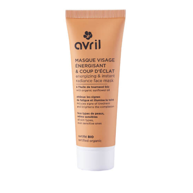 ENERGIZING & INSTANT RADIANCE FACE MASK, 50 ML, CERTIFIED ORGANIC