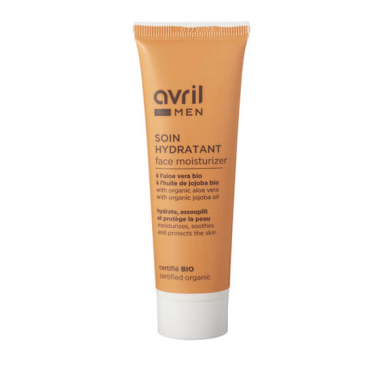 AVRIL MOISTURIZING SKINCARE MEN, 50ML, CERTIFIED ORGANIC