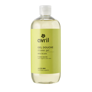 SHOWER GEL AVRIL DÉLICE DE POIRE, 500ML, CERTIFIED ORGANIC