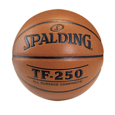 INDOOR-OUTDOOR BASKETBALL SPALDING TF250, SIZE 5