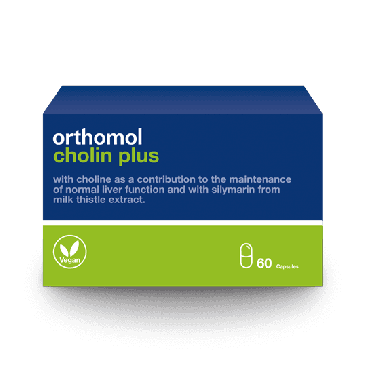 Food supplement Orthomol ® Cholin Plus (with thistle extract)