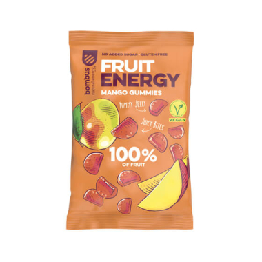 Fruit Gummies BOMBUS FRUIT ENERGY GUMMIES, 35 gBOMBUS FRUIT ENERGY MANGO 35g GUMMIES