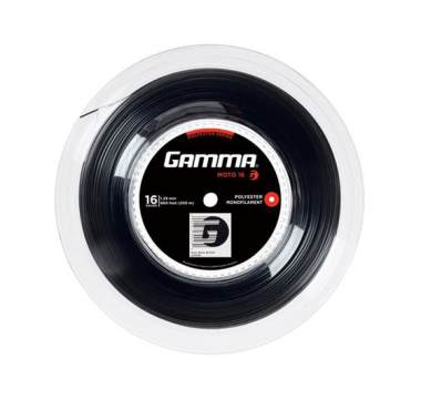 Tennis racket strings Gamma Moto 16, (1.29 mm), 200 m