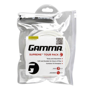Gamma SUPREME overgrip 15 pcs