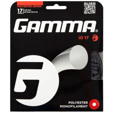 Tennis Racquet Strings Gamma IO 17 Black