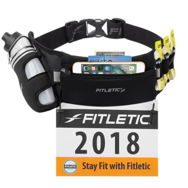 Running Belt with Race Bib Attachment Fitletic Fully Loaded