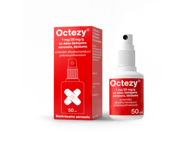 Antiseptic Adjunct Therapy Aerosol Solution 1 mg/20 mg/g, 50 mL - OCTEZY