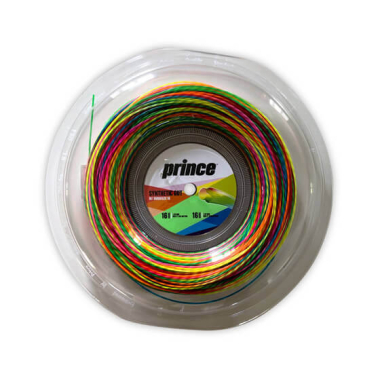 Prince Synthetic Gut w/Duraflex 200m Tennis String Reel - Rainbow