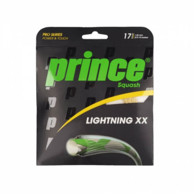 Squash racket strings Prince Lightning XX 17, gold