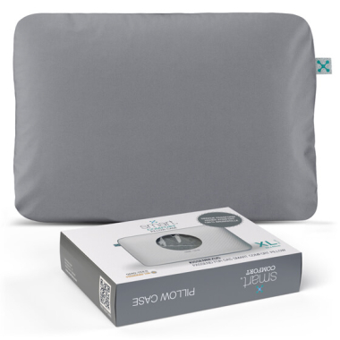SMARTSLEEP COMFORT PILLOW CASE, gray 