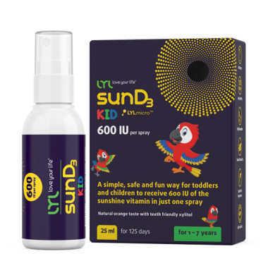 LYL sunD3 KID 600 SV, spray, 25 ml