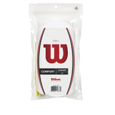 Tennis Overgrip Wilson Pro, 30 GAB. (White)
