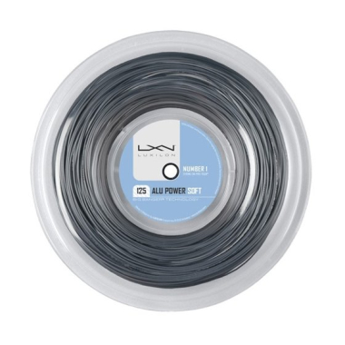 Tennis racquet strings LUXILON BREWER POWER SOFT, silver