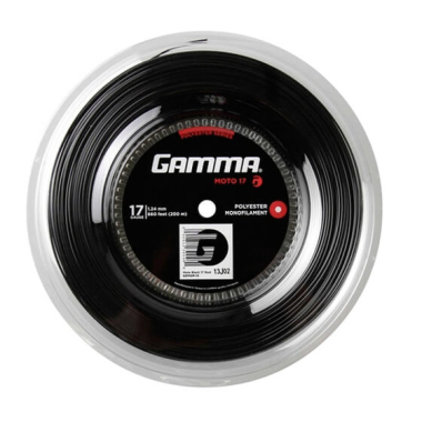 GAMMA MOTTO 17 STRING REEL 200M, BLACK