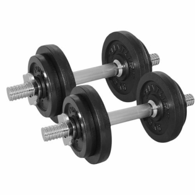 Dumbbells Tunturi, 20 kg (2 pcs × 10 kg)