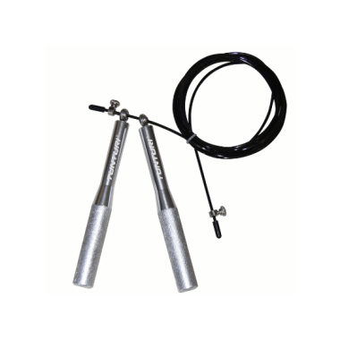 Tunturi jumprope steel, adjust. Aluminum handle 
