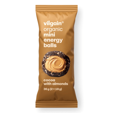 Organic Mini Energy Balls, Caramel Flavor VILGAIN 