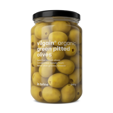 Organic Pitted Olives, 340 g, Vilgain