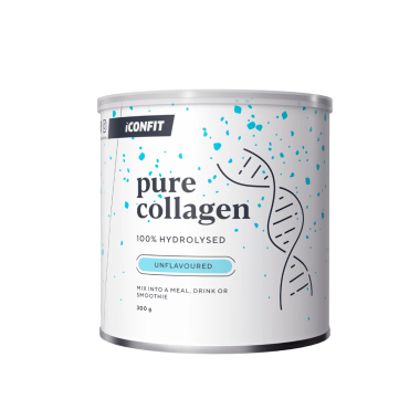 Pure Hydrolyzed Collagen, 300 g, ICONFIT