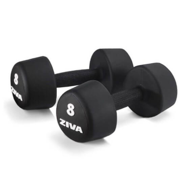 Dumbbell ZIVA URETHANE FUNCTIONAL TRIBELL STUDIO DUMBBELLS, 1-10 kg set
