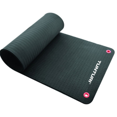Professional Exercise Mat TUNTURI, 140 cm, Black
