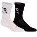 Sports socks Asics KATAKANA, Black/White, 2 pairs