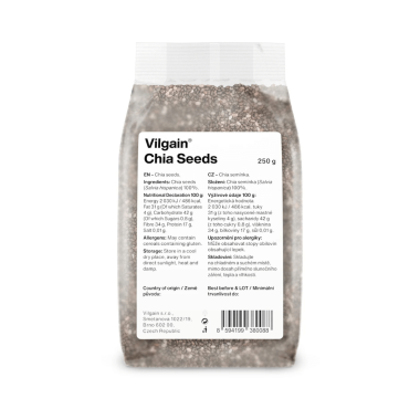 Chia Seeds 250 g Vilgain