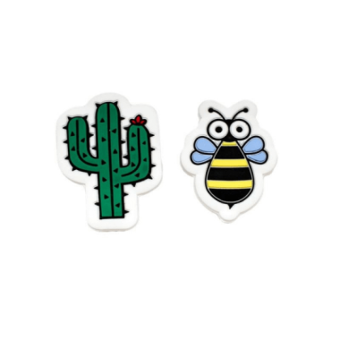 Gamma Vibration Remover, 2 pcs, Nature Cactus/Bee