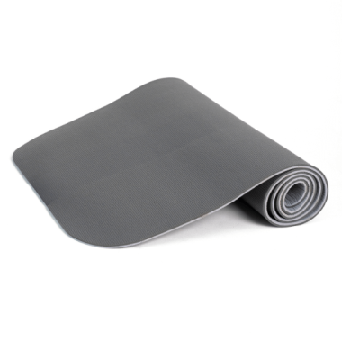 Poise Mat Gym exercise mat 8mm, 180x65 cm, double-sided, gray