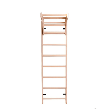Gymnastics wall BenchK solid wooden with an adjustable pull-up bar