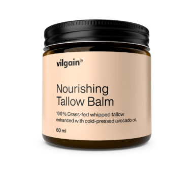 Organic Nourishing Tallow Balm with Avocado Oil, 60 ml, Vilgain