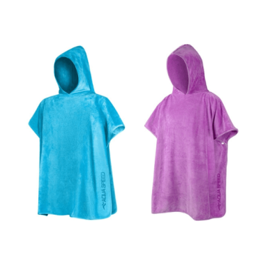 Kid's microfiber poncho 80x160 AQUA SPEED