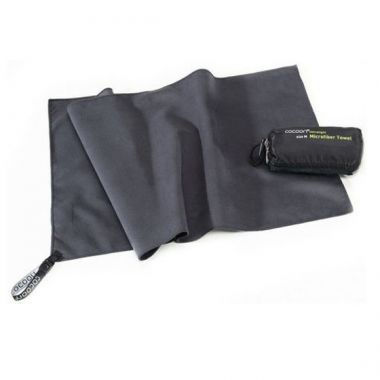 MICROFIBER Cocoon TOWEL, GREY (L) 120 x 60 cm
